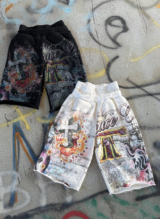 PEACE OF ART GRAPHIC "OG DESIGN" JORTS
