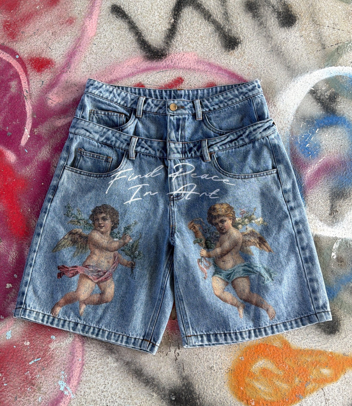 PEACE OF ART DOUBLE-LAYERS "ANGEL JORTS"