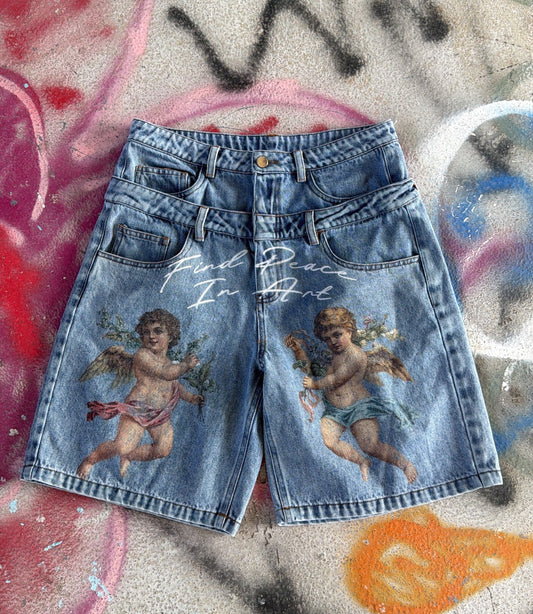 PEACE OF ART DOUBLE-LAYERS "ANGEL JORTS"