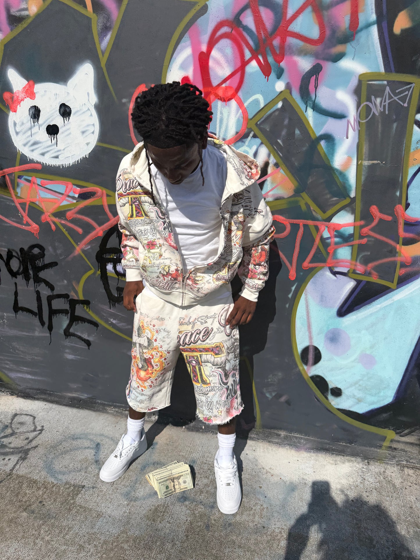 PEACE OF ART GRAPHIC "OG DESIGN" JORTS