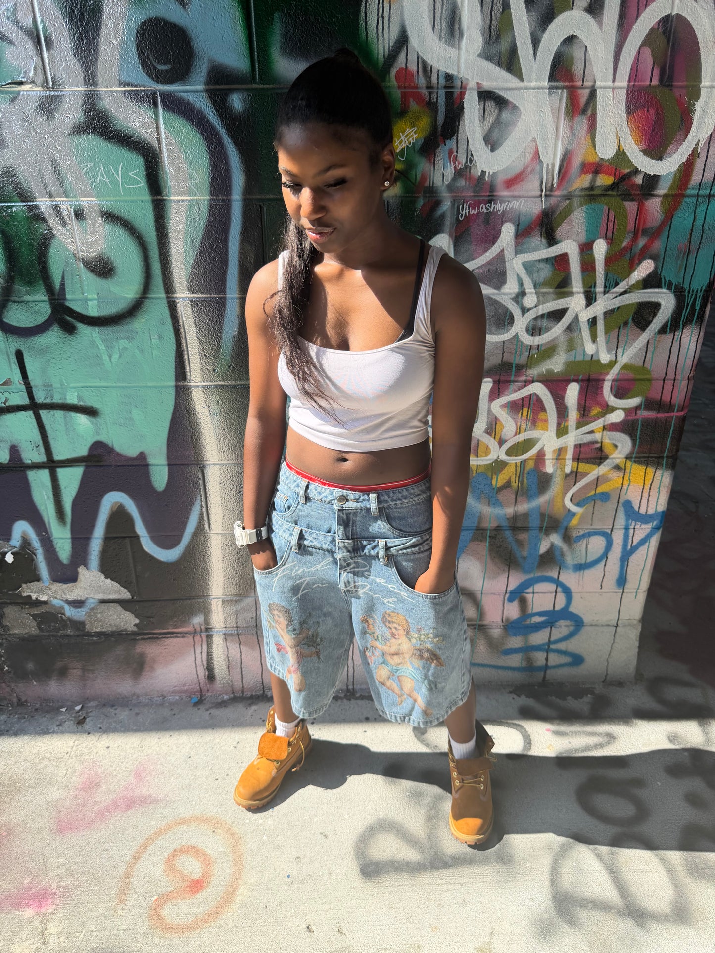PEACE OF ART DOUBLE-LAYERS "ANGEL JORTS"